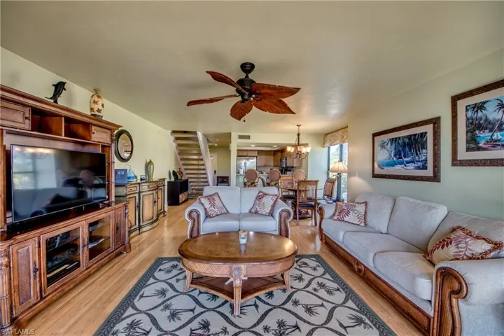 Family room and entertainment center