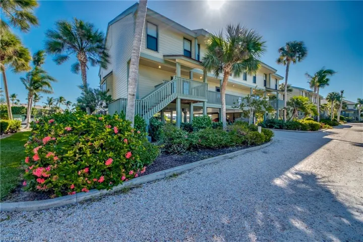 Front of  Condo end unit