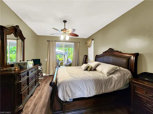 Primary Bedroom with double sliding door
