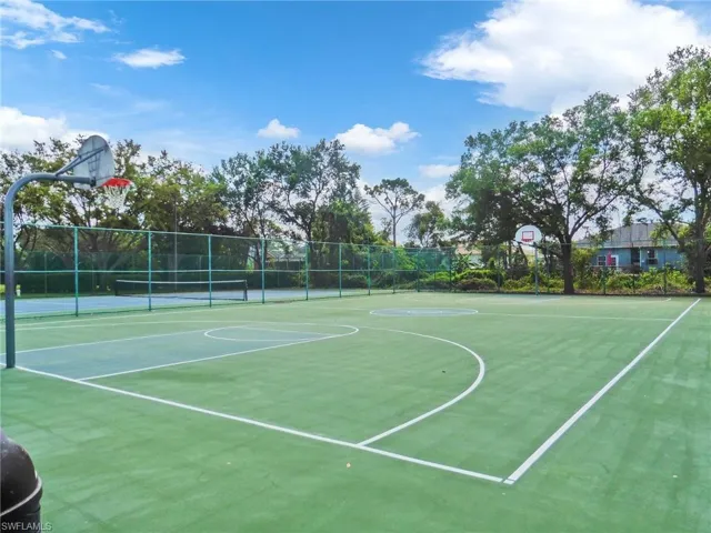 Community basketball court