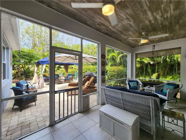 Screened lanai
