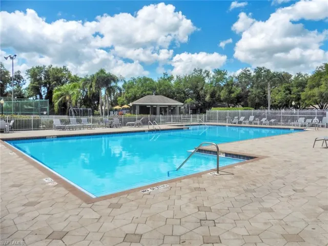 Community pool with lap lanes
