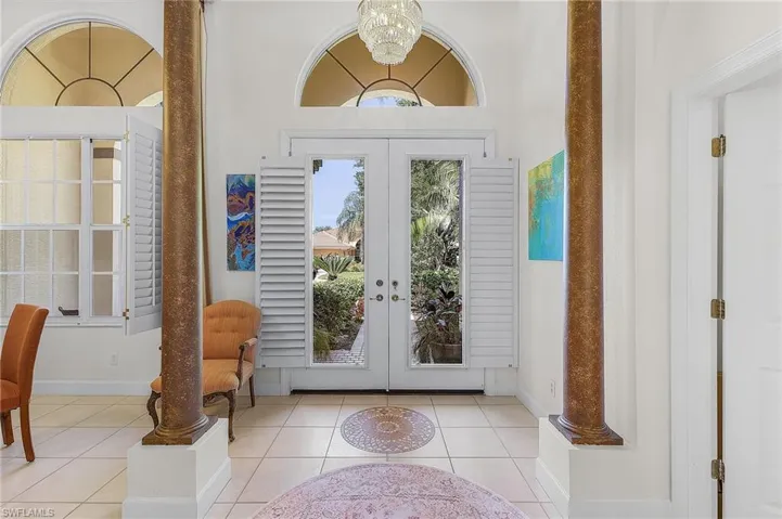 With French doors