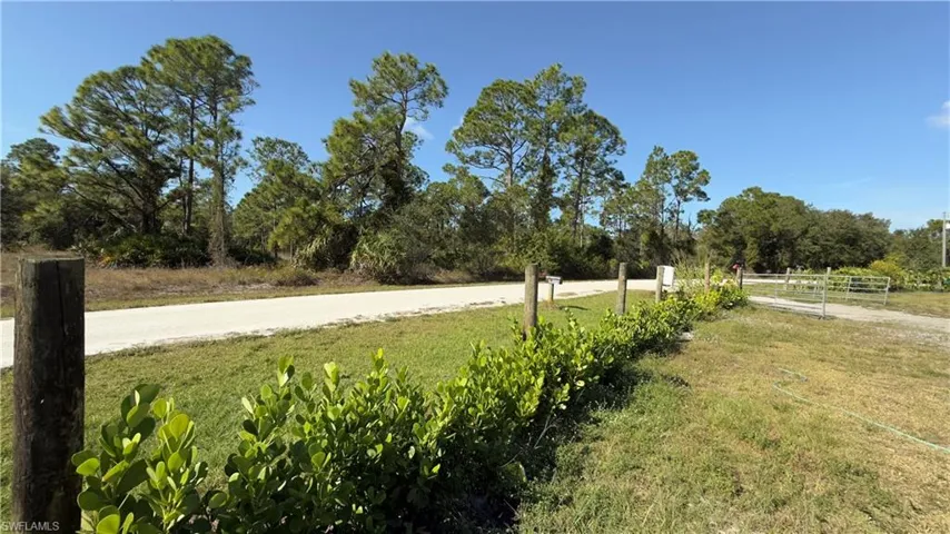 View of road with a rural view