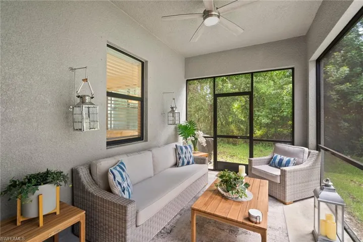 Screened lanai