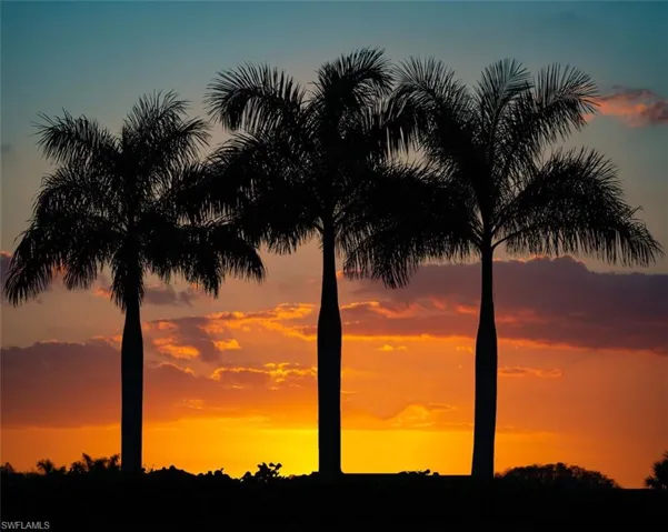 View from lanai at dusk