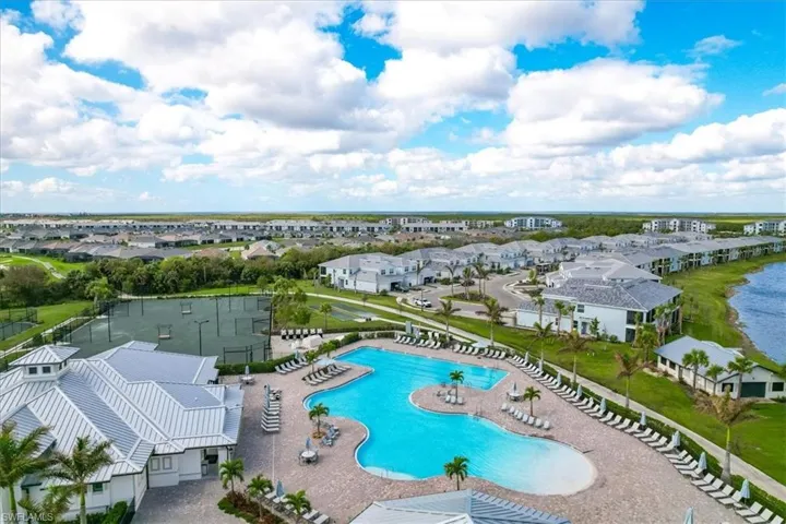 View of pool