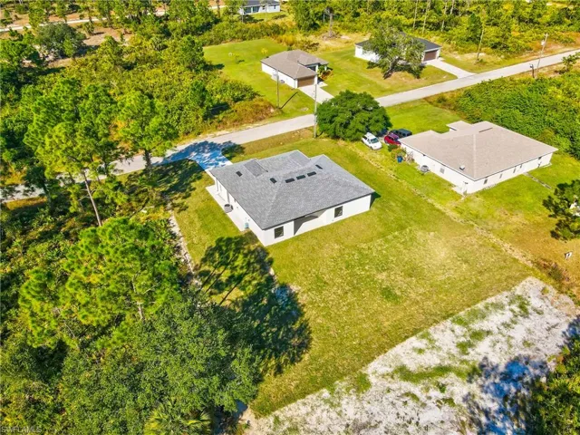 View from above of property
