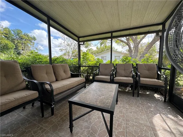 Screen Lanai located off the Master Bedroom.