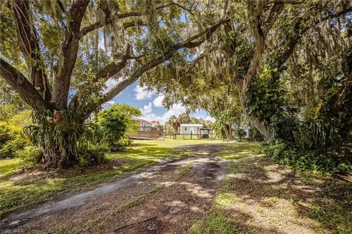 View of driveway.