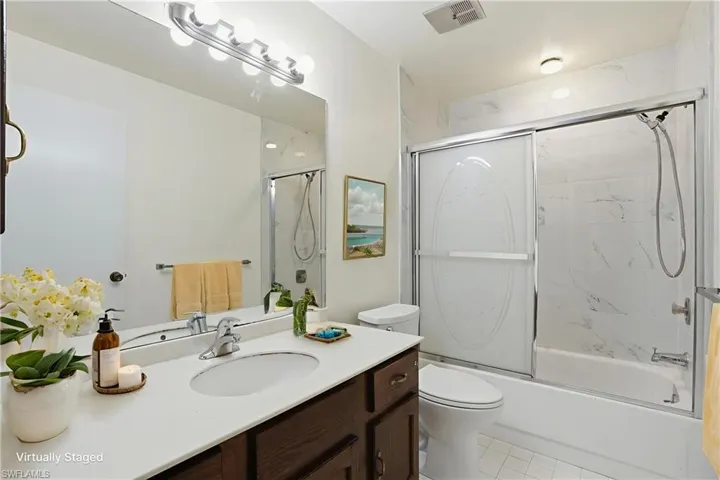 GUEST BATH - virtually staged