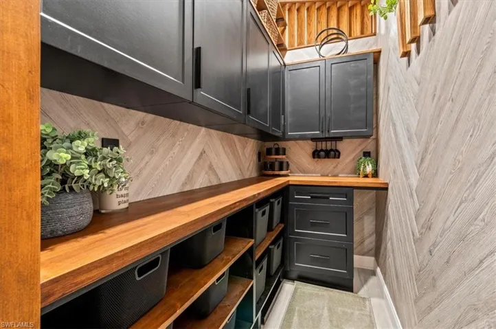 Hidden butler pantry