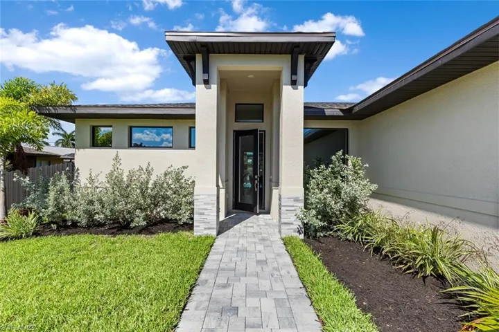Pavers on walkway and driveway