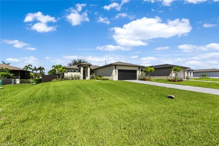 Well manicured landscaping