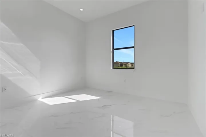 View of spare room