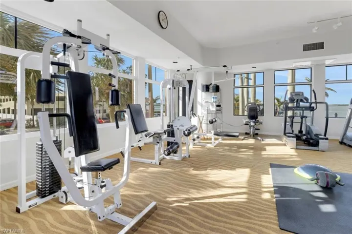 View of gym