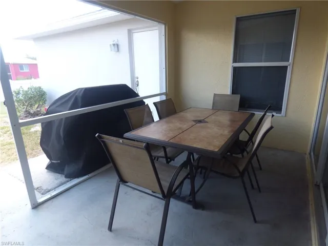 Screened in patio with room for grill outside!