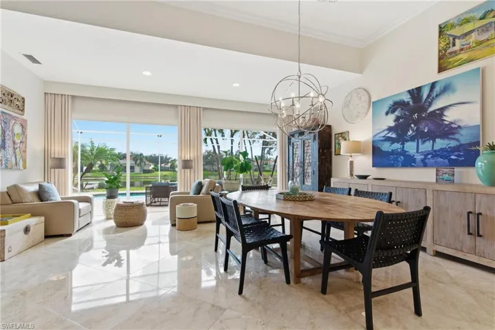 great room dining area