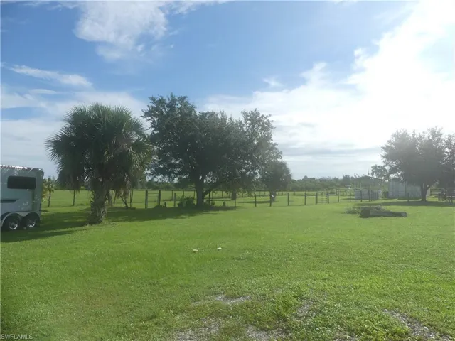 View of yard featuring a rural view