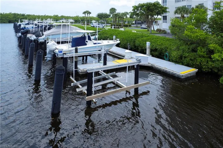 Community Kayak launch and storage area.
