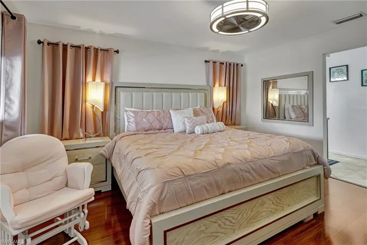 Spacious master bedroom