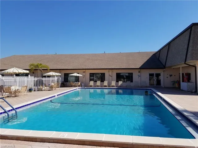 Heated community swimming pool