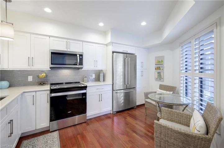 Ample cabinetry with soft close drawers & pull out shelves.