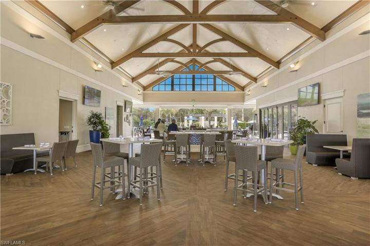 Breezeway bar and restaurant which is offered as part of country club membership