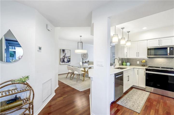 The kitchen is convenient to the dining area. Entertain with ease!