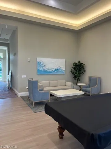 Billard room seating area