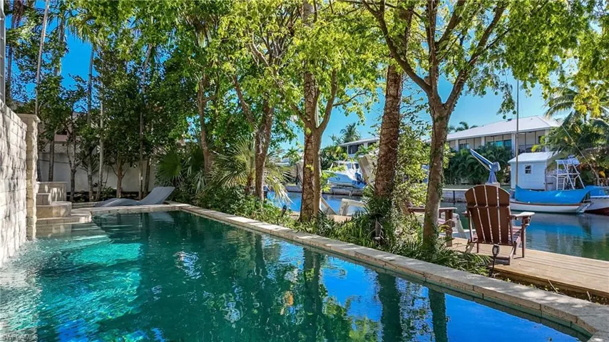 View of pool