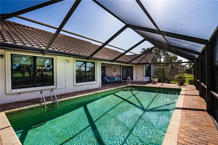 View of pool