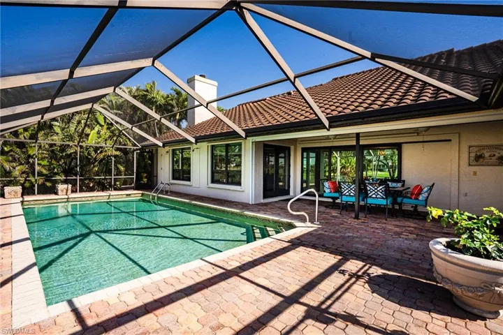 View of pool and Lanai