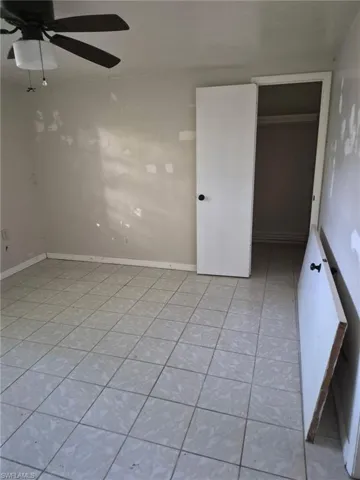 Interior gutted to studs for an open canvas
