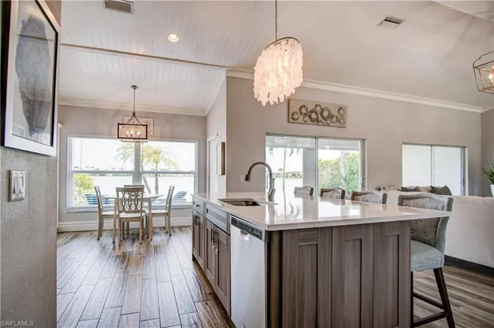 views of lake from everywhere in the living areas