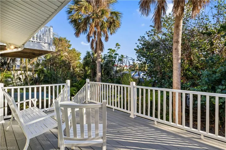 View of rear of property from main rear deck.