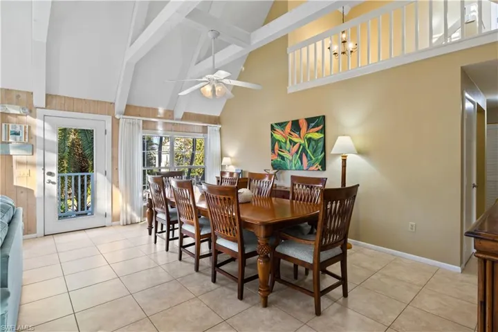 Large dining area.