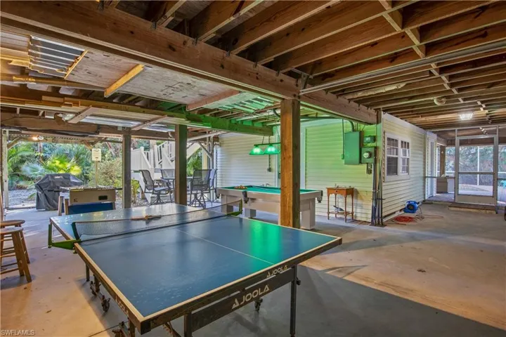 Huge Garage is the perfect game room.