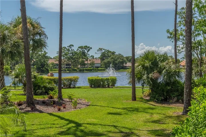 View of community water feature