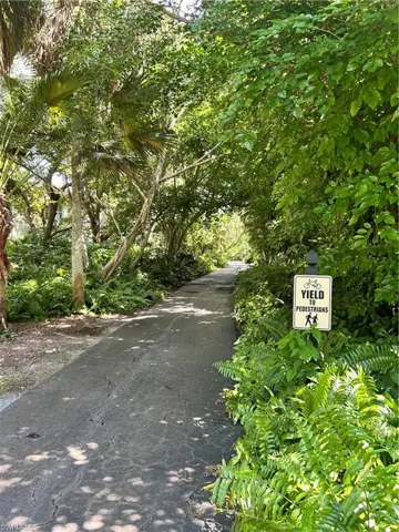 View of walking trail througout community