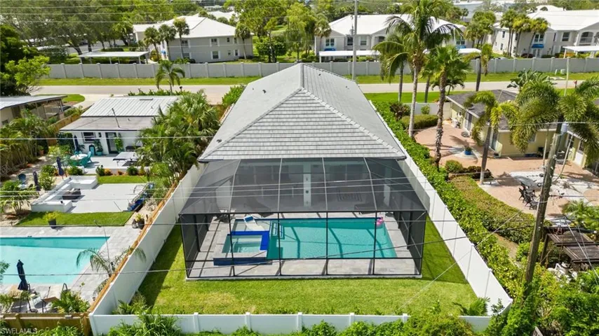 AERIAL BACK VIEW OF THE HOUSE