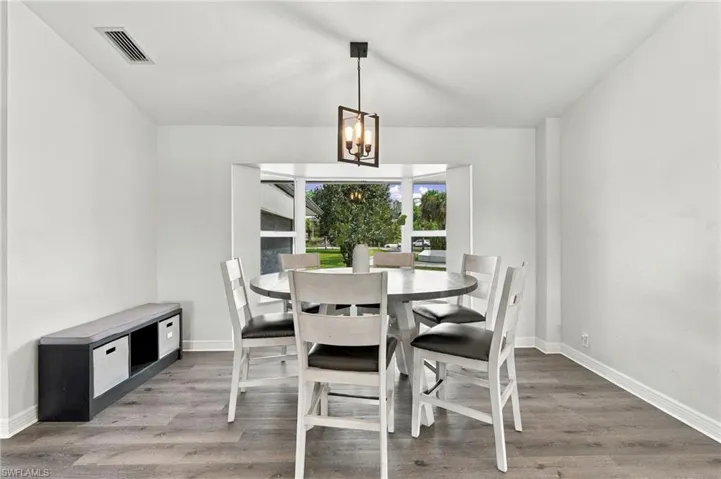 Formal dining area for family dinners