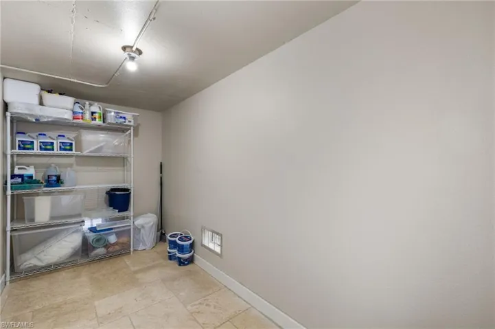 View of storage room