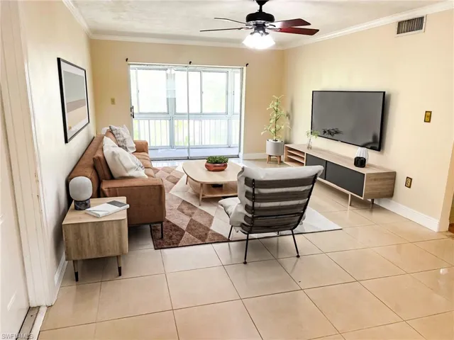 Virtually staged photo of Living Room/Great Room