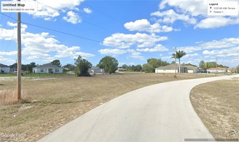 Street view towards North