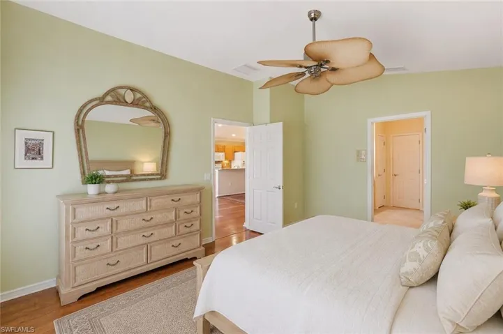 Virtually stage Primary Bedroom