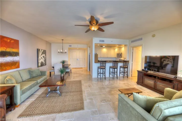 Tile floors throughout
