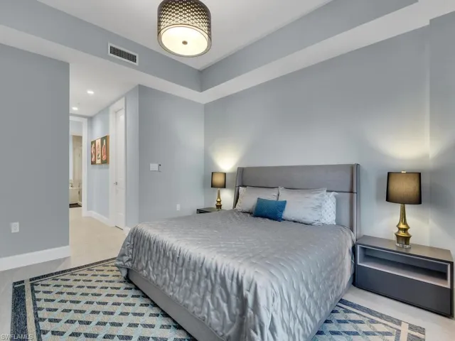 Bedroom featuring baseboards and recessed lighting