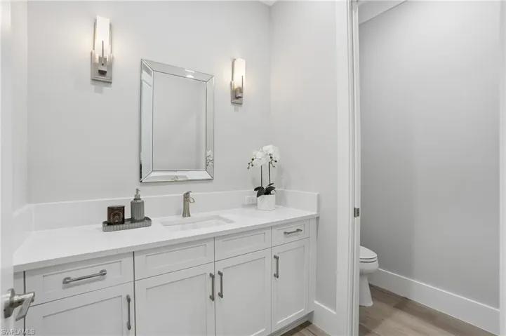 Powder room / guest bathroom.