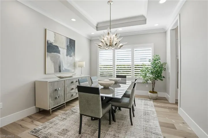 Large formal dining room. Invite the whole family over!